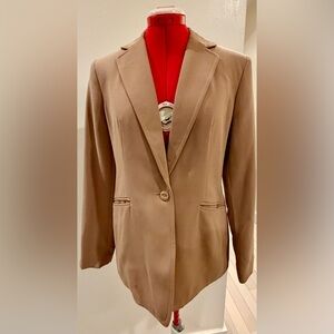 Evan Picone Classic Tan Blazer